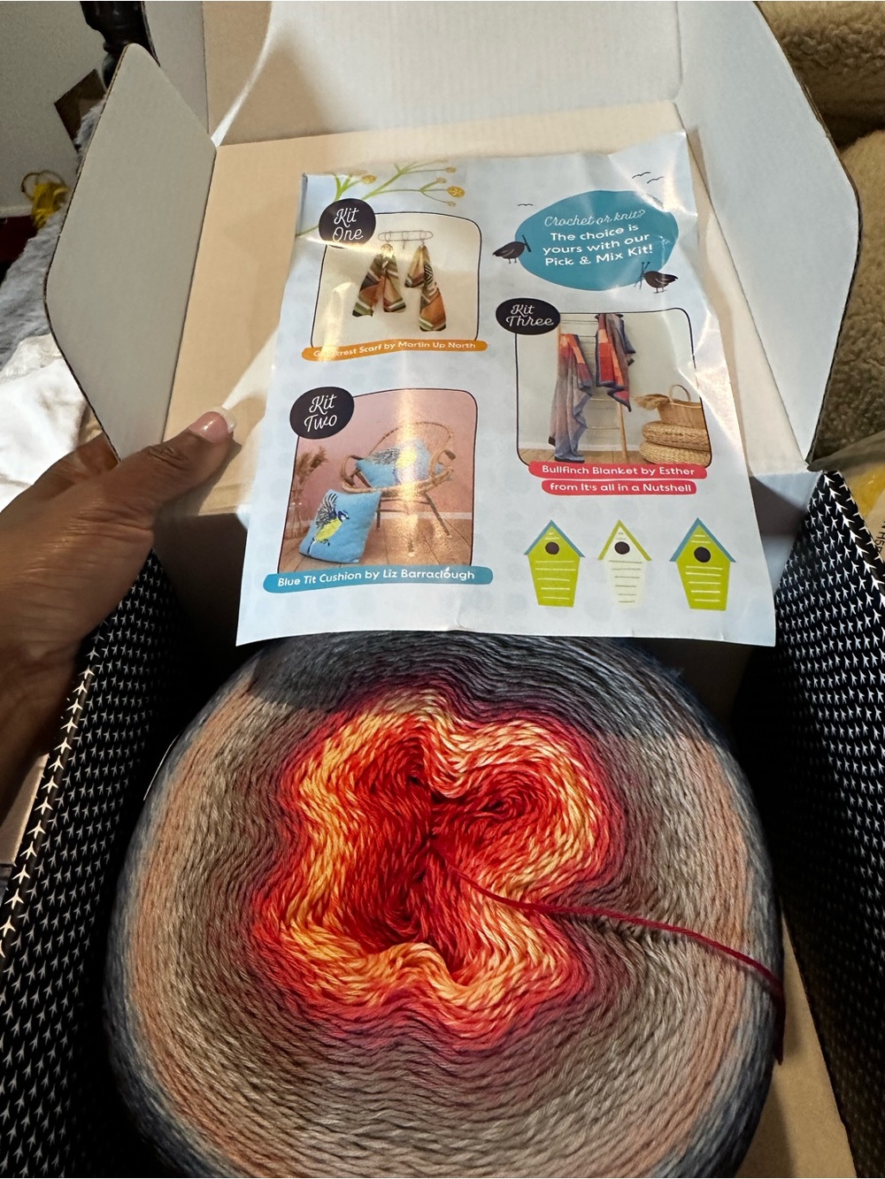 1 large roll of Dawn Chorus Scheepjes yawn Knitting/for Crochet-box included
